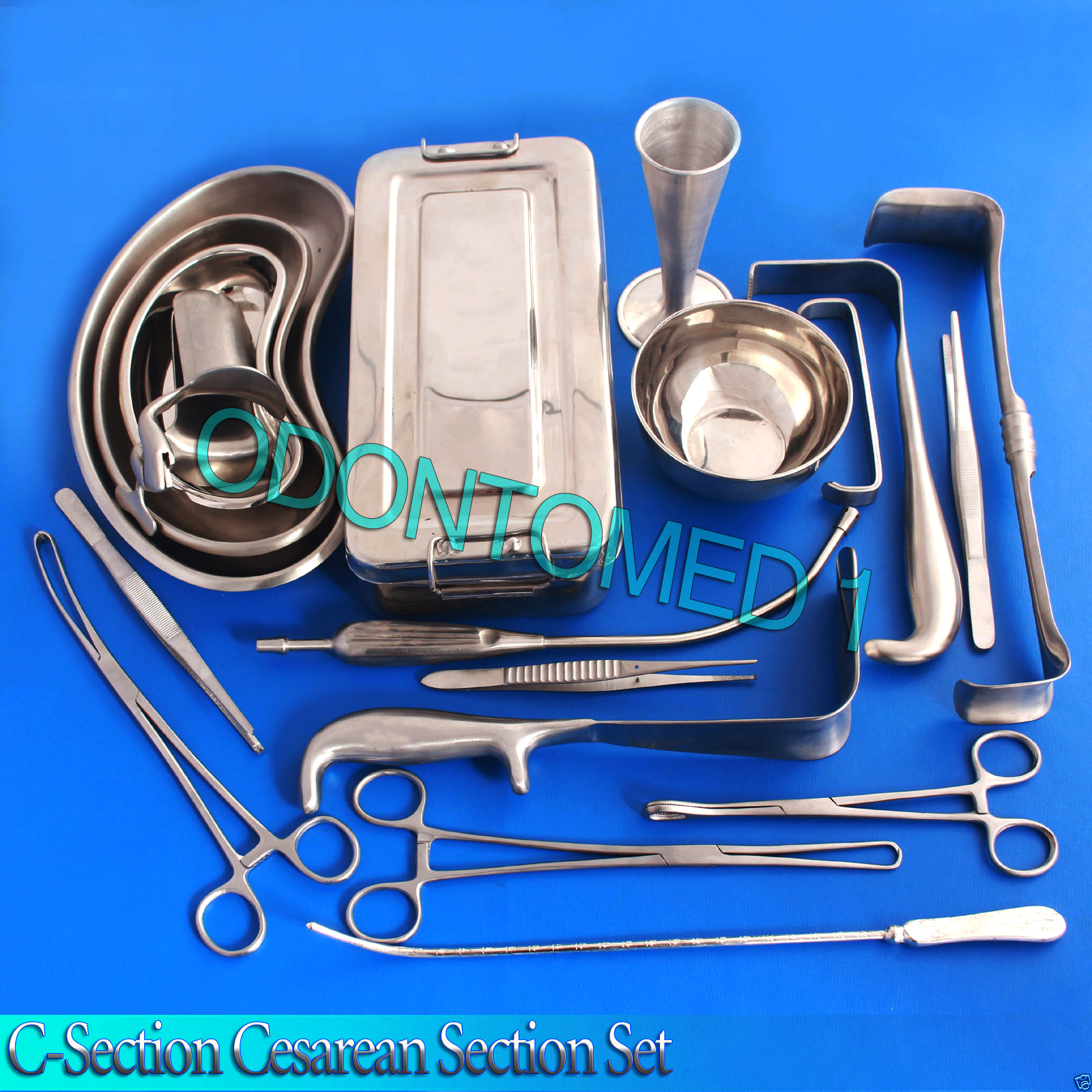 C-Section Cesarean Section Set OB/Gynecology Surgical Instruments 54 Pcs DS-996