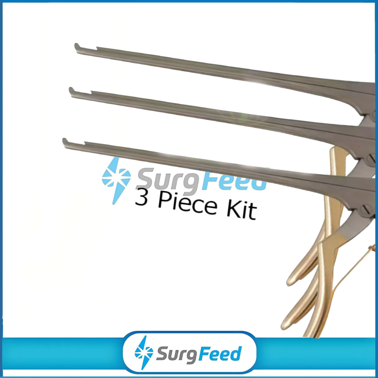 Kerrison Spinal Rongeur 1mm to 3mm Cervical Spine Orthopedic Instruments