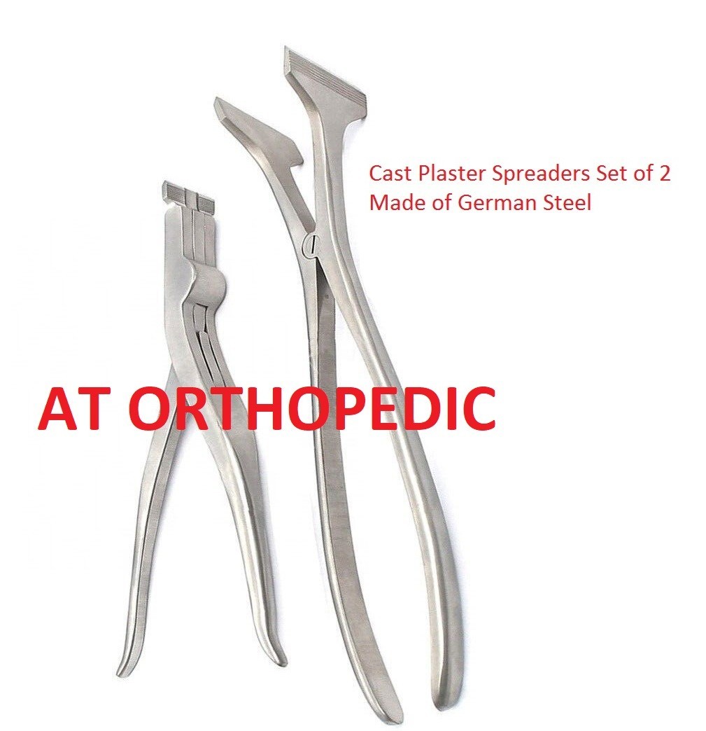 Set of 2 Cast Plaster Spreader three prongs 23cm Surgical Orthopedic Instruments