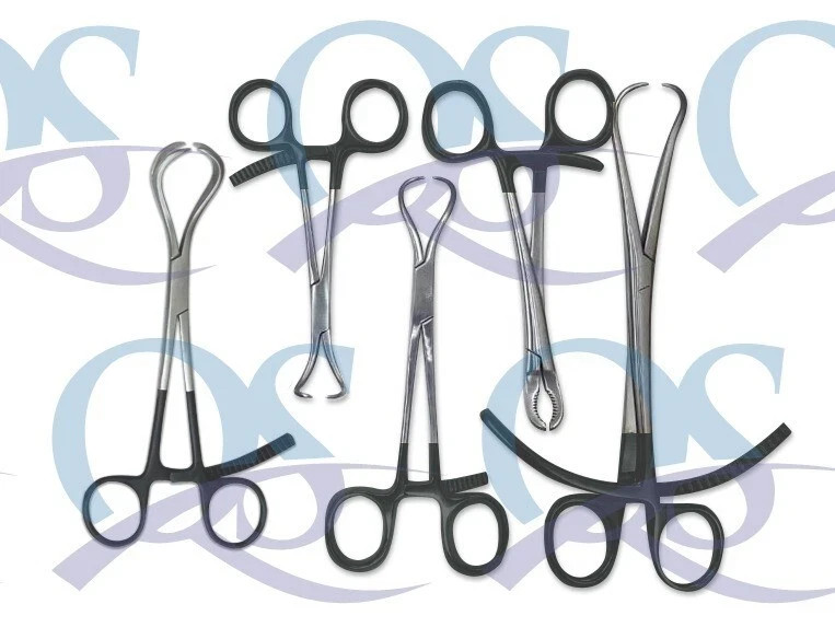 Orthopedic & Veterinary Surgical Instrument Set – 5-Piece Bone Reduction Forceps