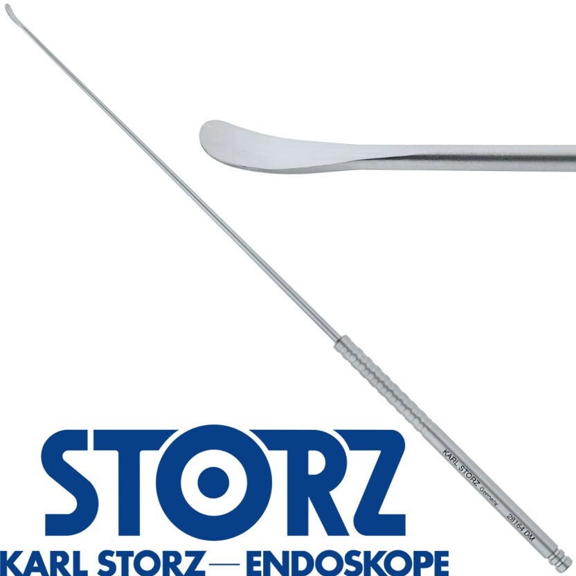 KARL STORZ 28164DM ENT Nasal 3mm Slightly Curved Spatula tip Micro Dissector