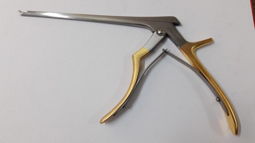 Kerrison Punch Faris smith 1mm 45 degree 7inch shaft up bite Surgical Instrument
