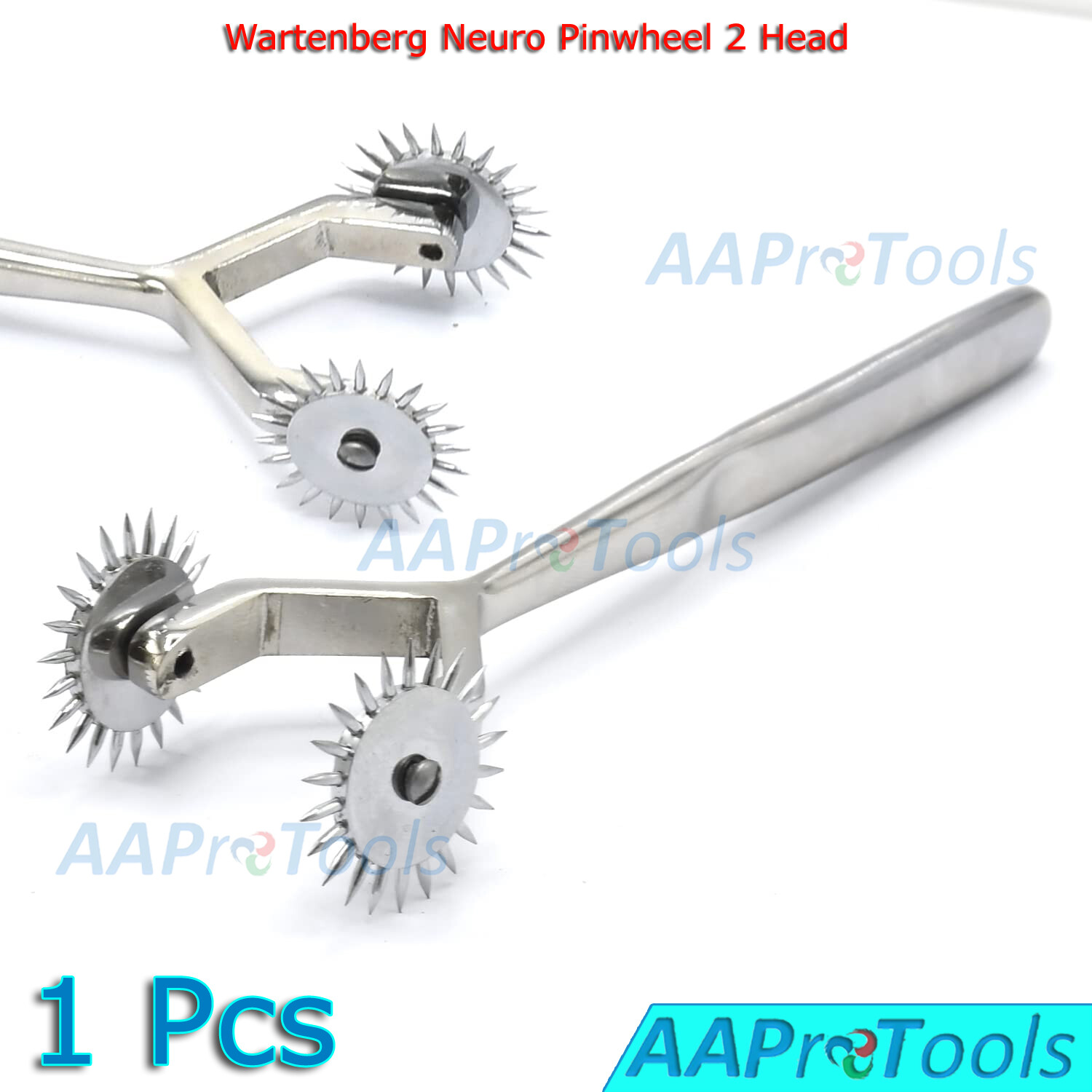 NEUROLOGICAL WARTENBERG PINWHEEL SENSORY 2 HEAD REFLEX HAMMER ROLLING WHEEL USA