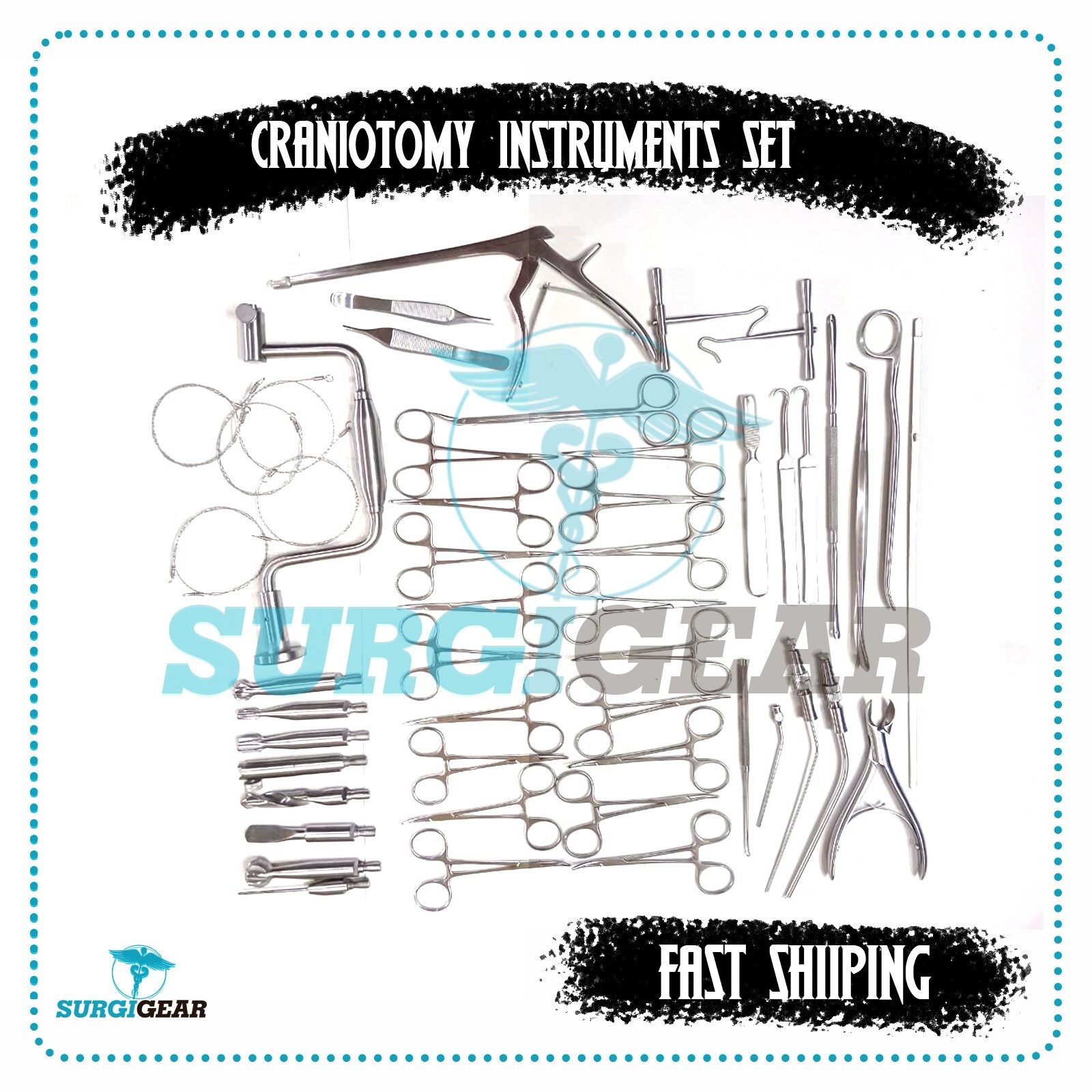 Craniotomy Instruments Set Orthopedic Surgical Instruments