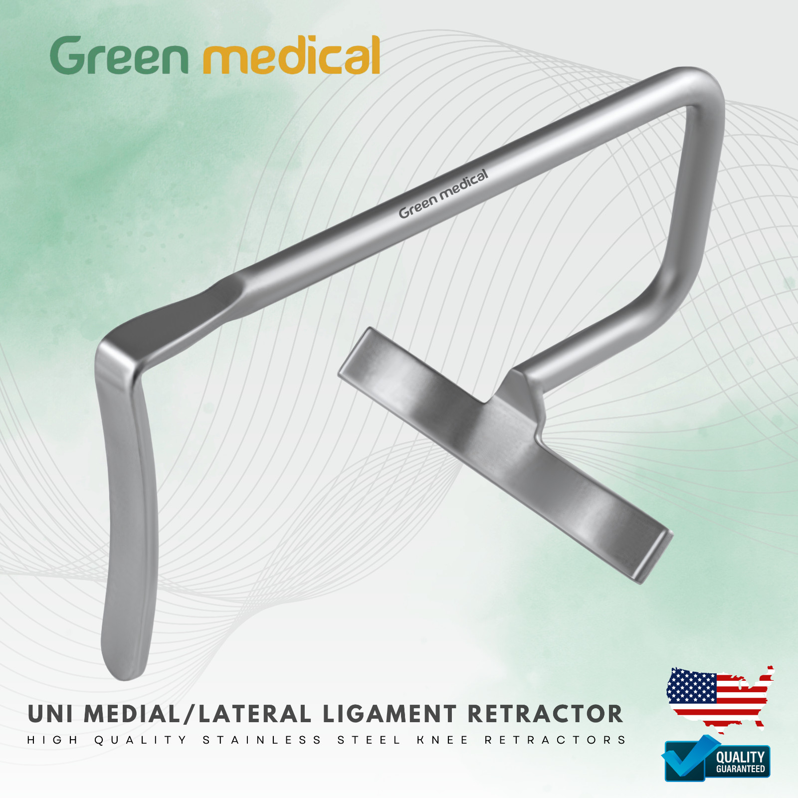 Uni Medial/Lateral Ligament Retractor Ortho Surgical Instrument Knee Surgery