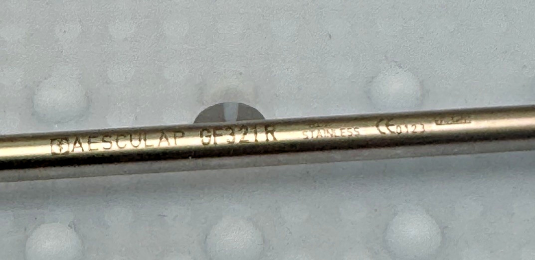 Aesculap REF GF321R, Suction/Irrigation Tube, Luer-Lock connection