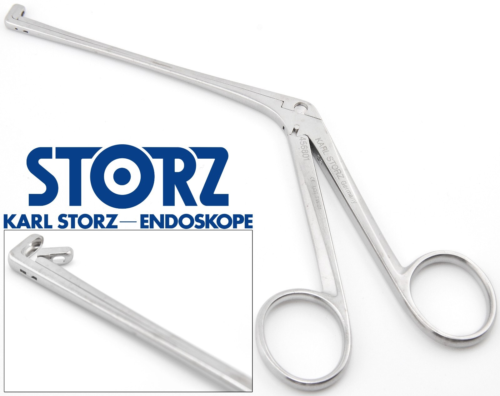 KARL STORZ 456801 Blakesley-Wilde Nasal Cutting Forceps 90° Up Bite 4×6 mm NEW