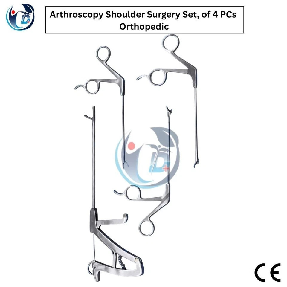 Arthroscopy Shoulder Surgery Set, of 4 PCs Orthopedic, Knee Surgery Instruments