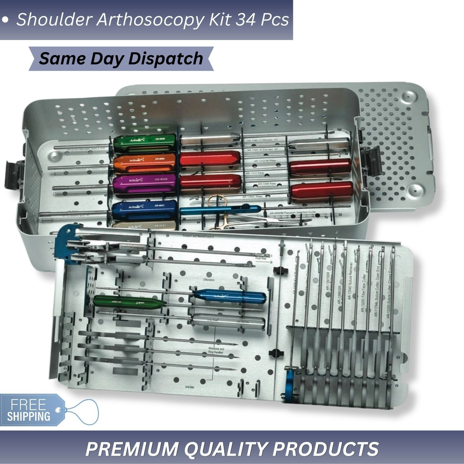 First Copy Shoulder Arthroscopy Instrument Set | Ortho Sports Surgery