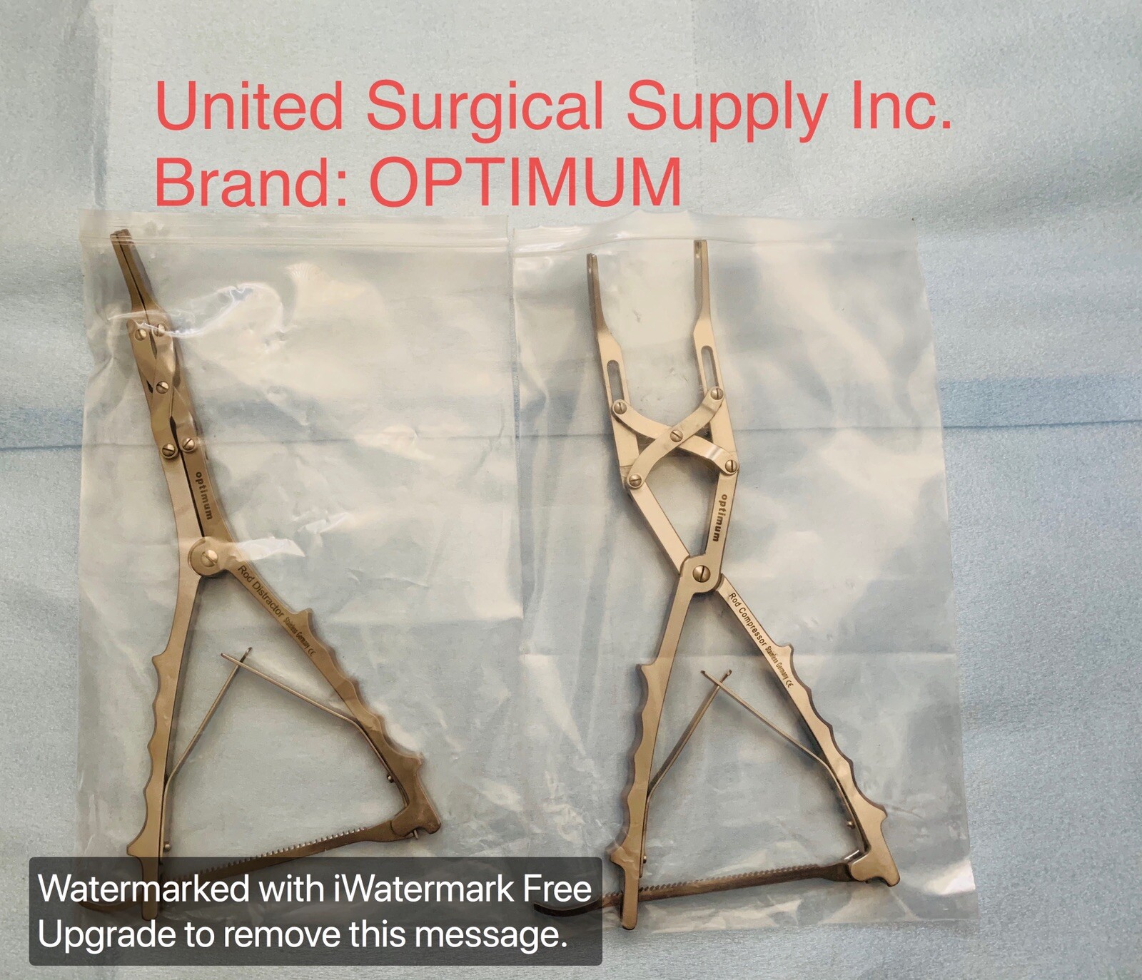 Parallel Rod Compressor and Rod Distractor 2 Pc. Spine/Orthopedic Brand New Set