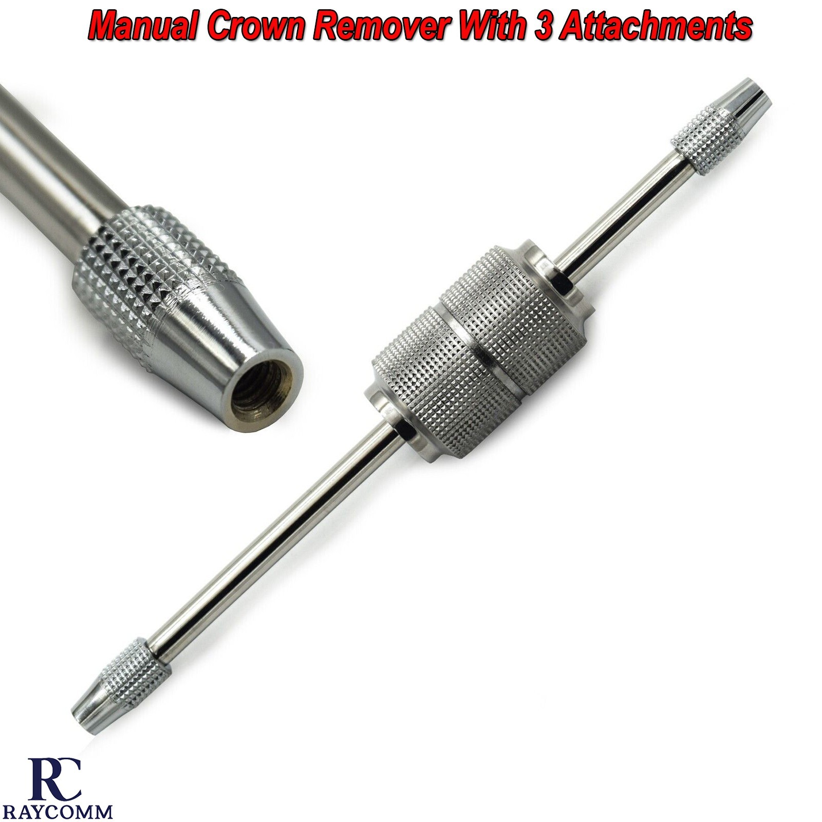 Orthodontic Crown Removal manual Dental Crown Bridges Remover With 3 Attachments