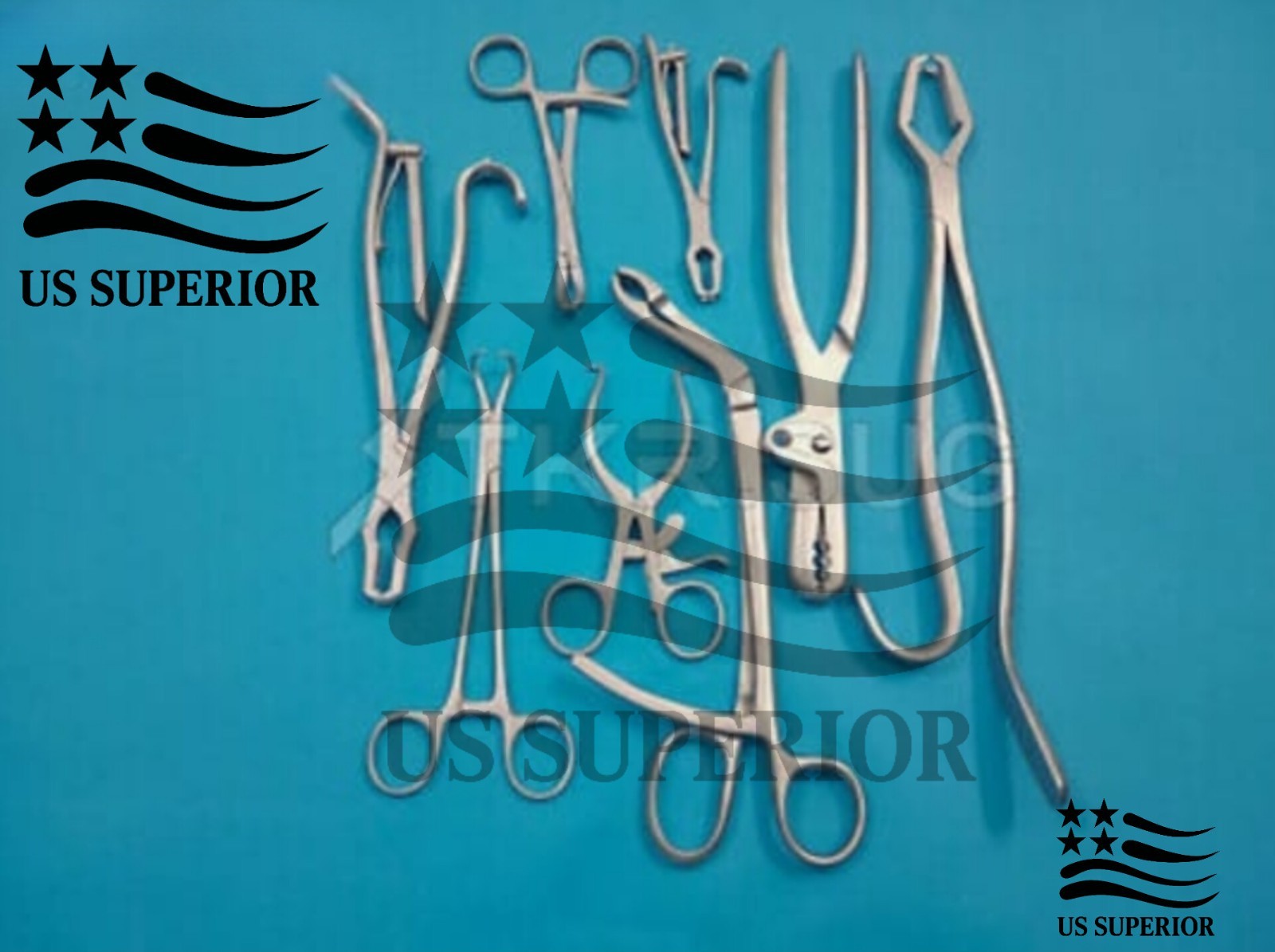 Orthopedic Bone Holding Bone Clamp Surgical Instruments Set