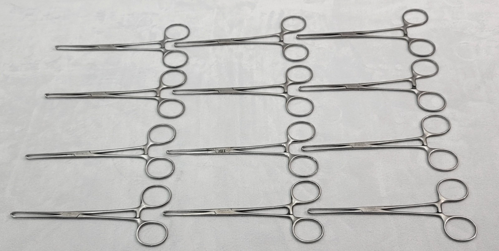 (12x) Aesculap Allis EA15 6-1/8″ Tissue Forceps