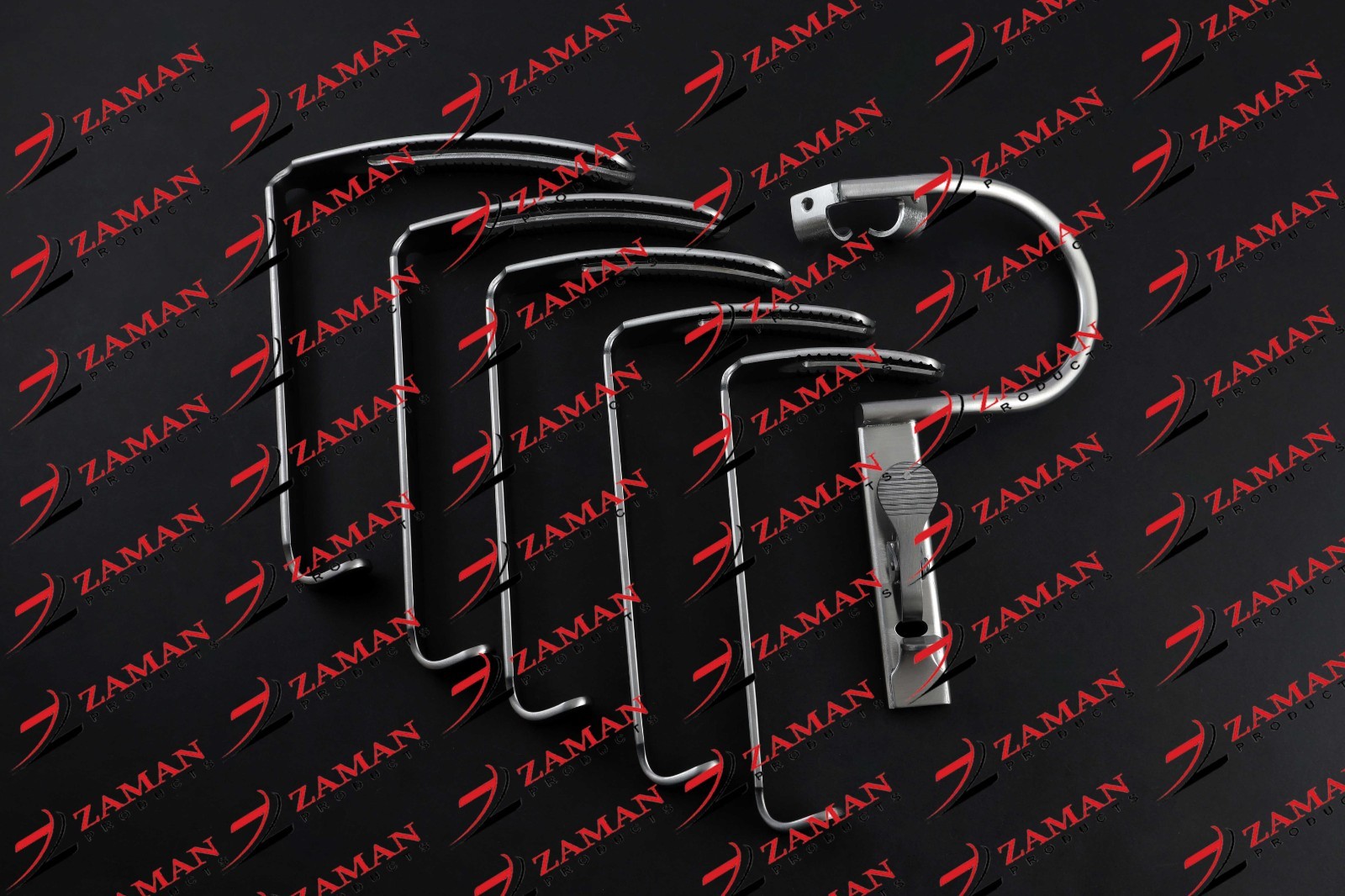 Davis Boyle Mouth Gag Set with 5 Blades ENT Oral Surgery Instruments By ZP