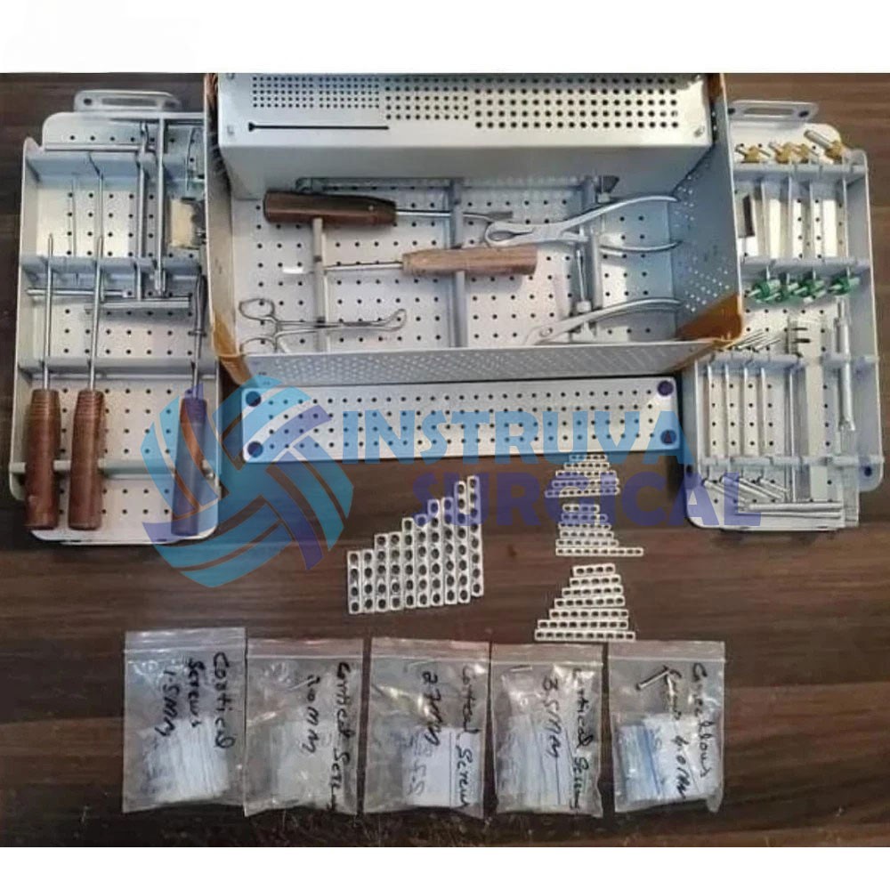 Veterinary Orthopedic Mini Micro Fragment System Set/kit 1.5/2.0/ 2.7/3.5/4.0mm