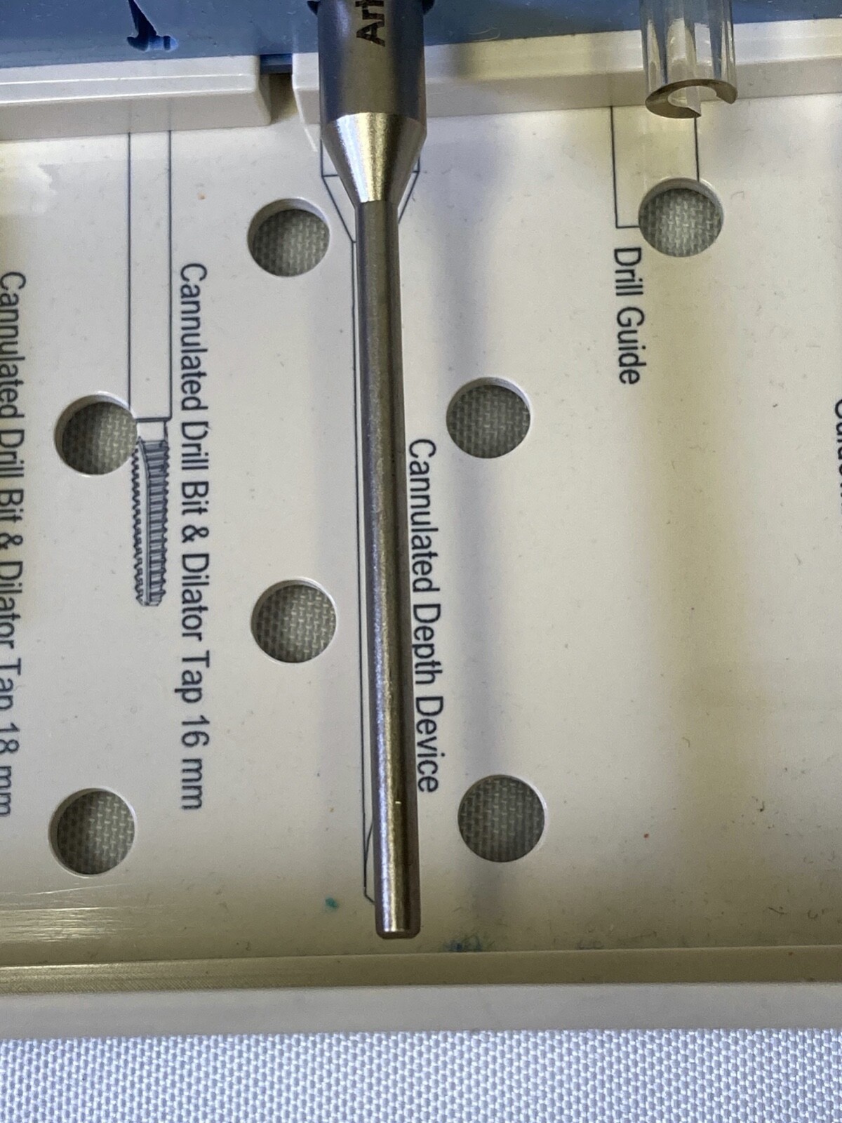Arthrex AR-5025S BioCompression Instrument Set w/ Case Arthroscopy Orthopedics