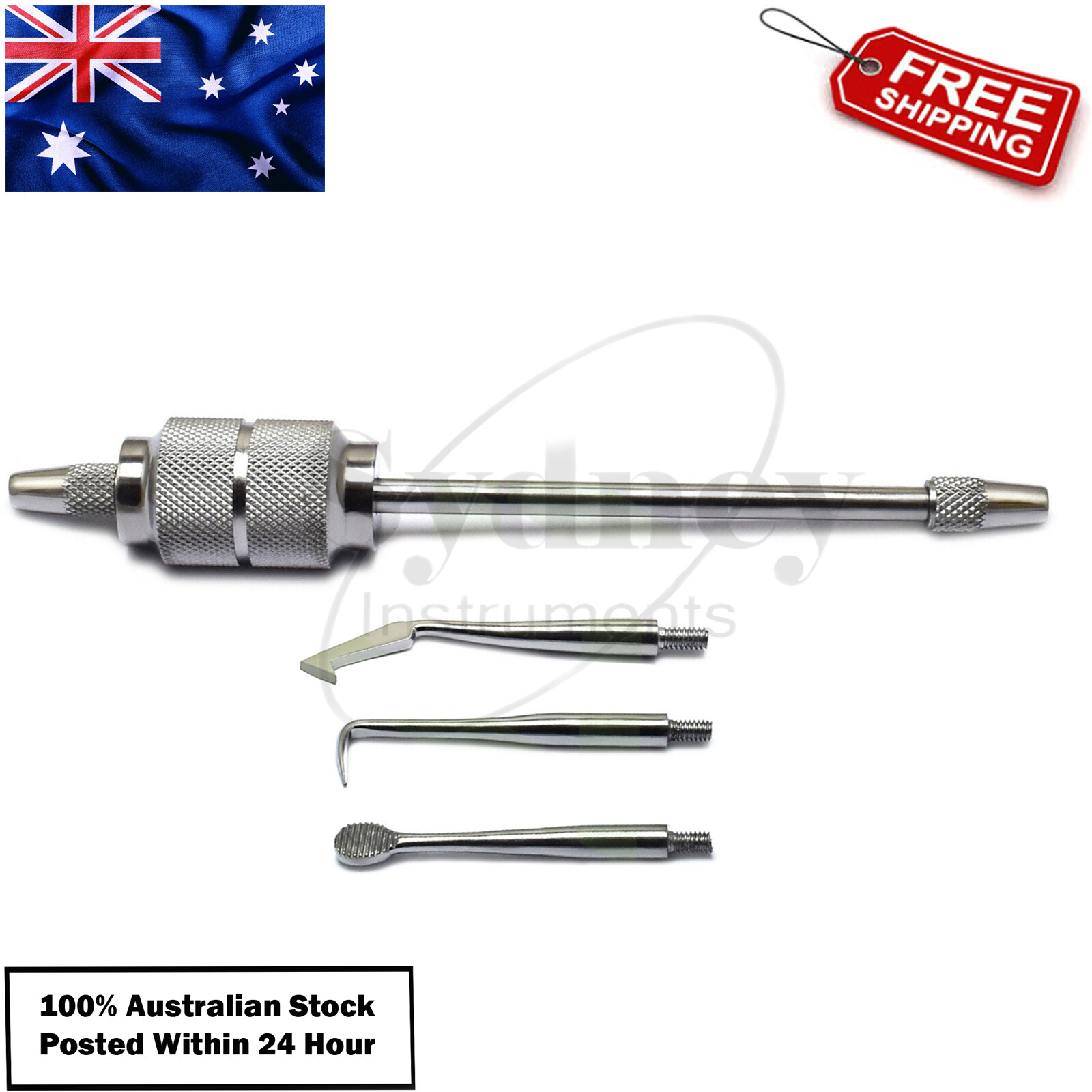 Manual Crown Remover Surgical Instruments Restoration + Attachments