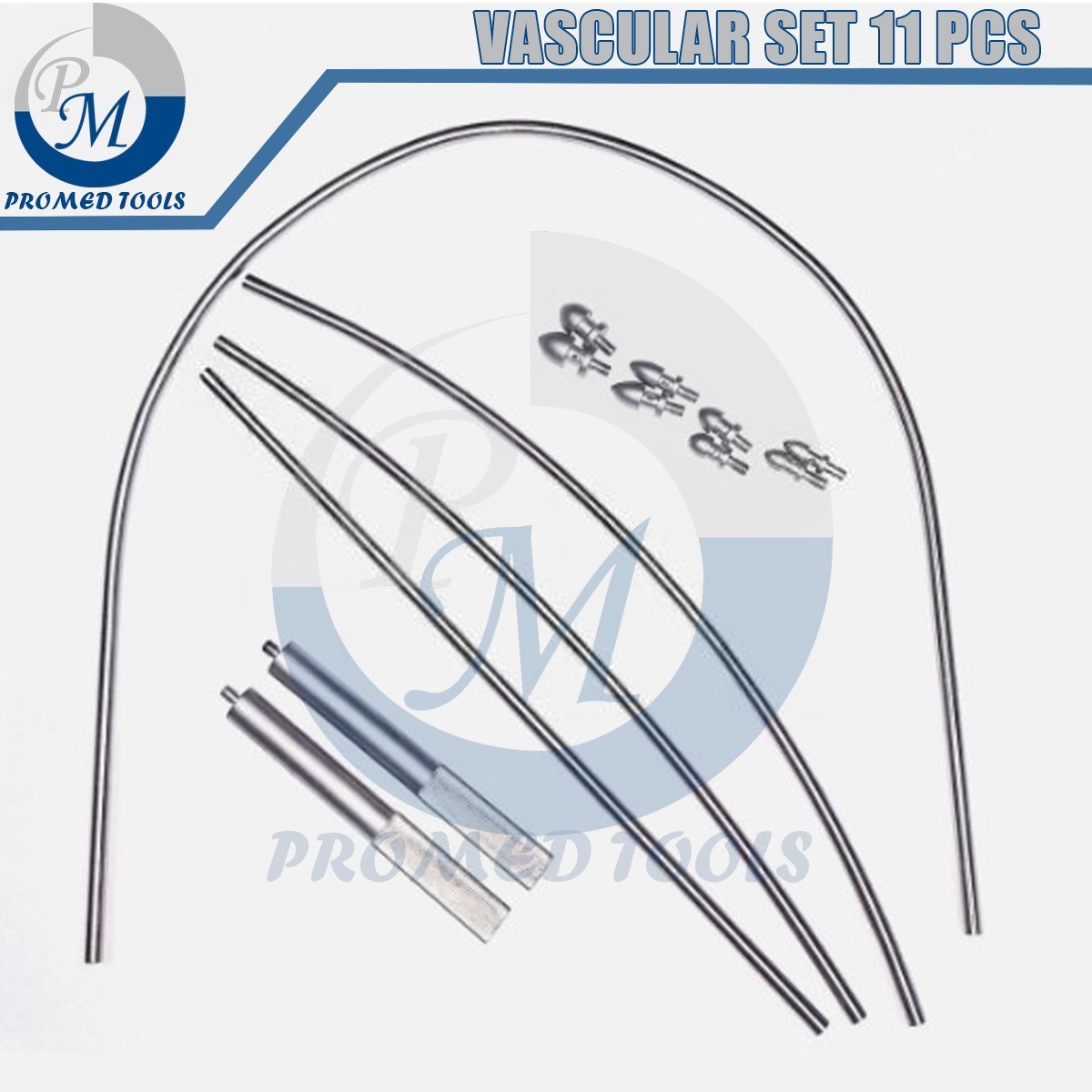 Vascular Set Fistula Tunneler Set of 11 PCs Orthopedic Surgical Instruments