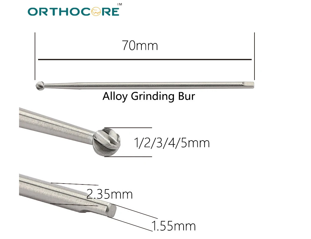 Neuro surgical High Speed Grinding Bur Spinal Neurosurgery High Speed Drill