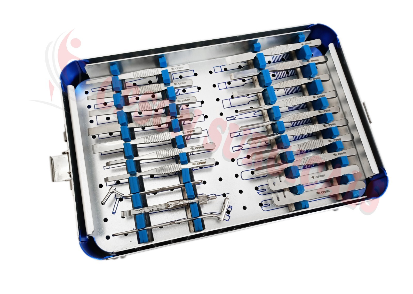Mini Fragment Instrument Set with Case Box Surgical Veterinary