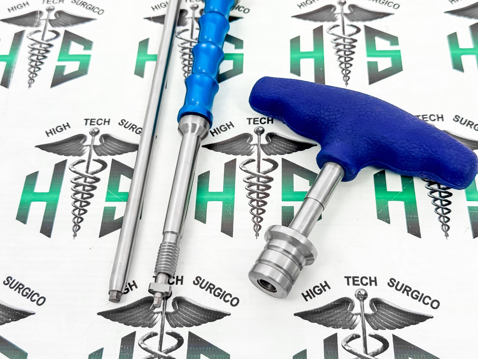 Spinal Pedicle Screwdriver Set Polyaxial & Monoaxial T-Handle Orthopedic Instrum
