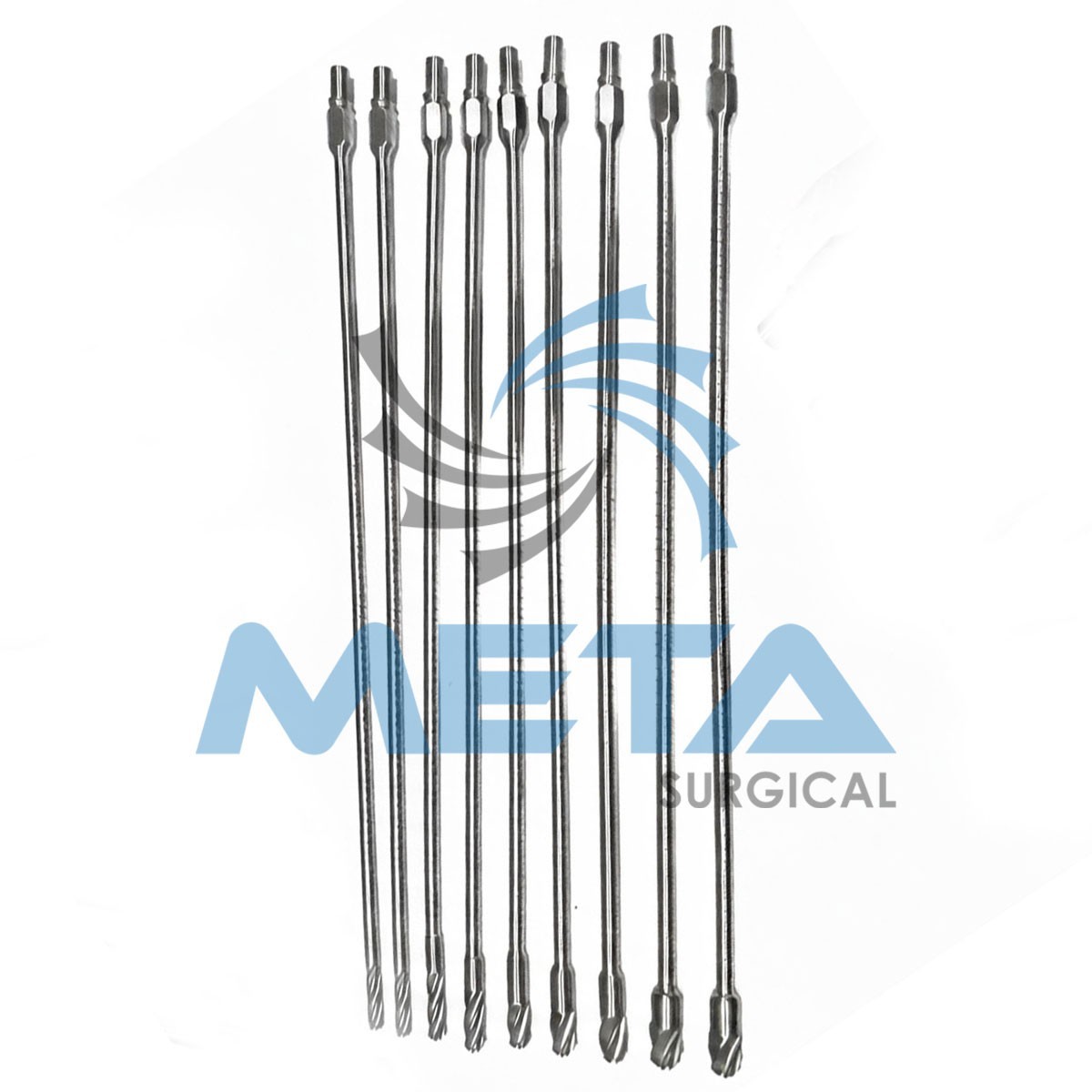 Flexible Reamer Surgical Instruments Set 9pcs with Quick Coupling Orthopedic Set