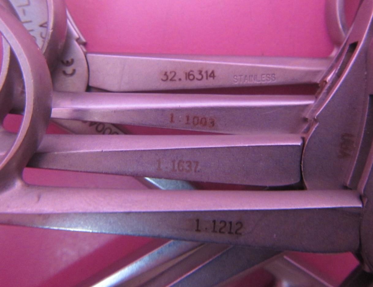 Lot of 8 Shutt-Linvatec Arthroscopic Instruments Forceps, Graspers, Scissors Set