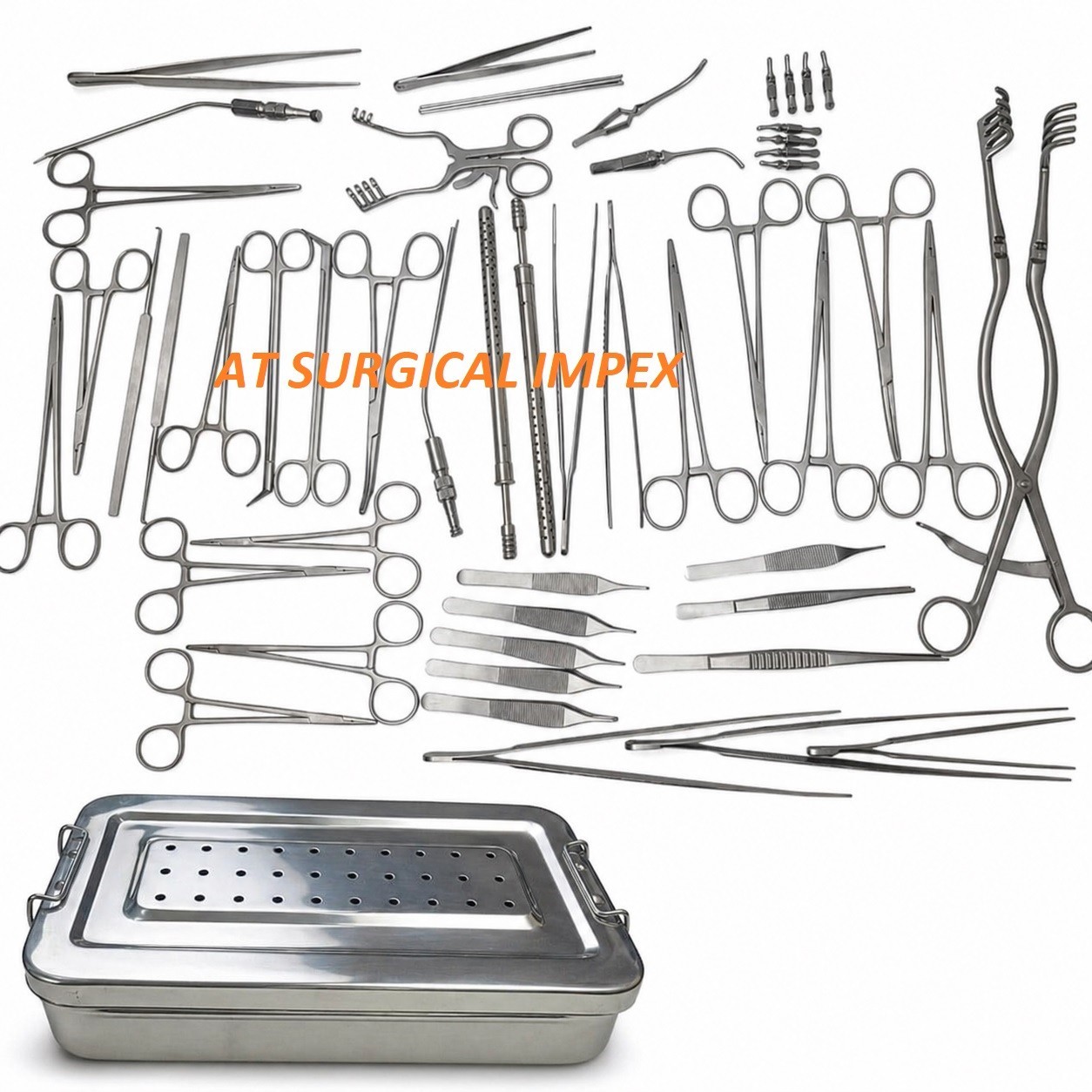 52 Pcs Vascular Surgery Instrument Set CE Certified German Steel Tools