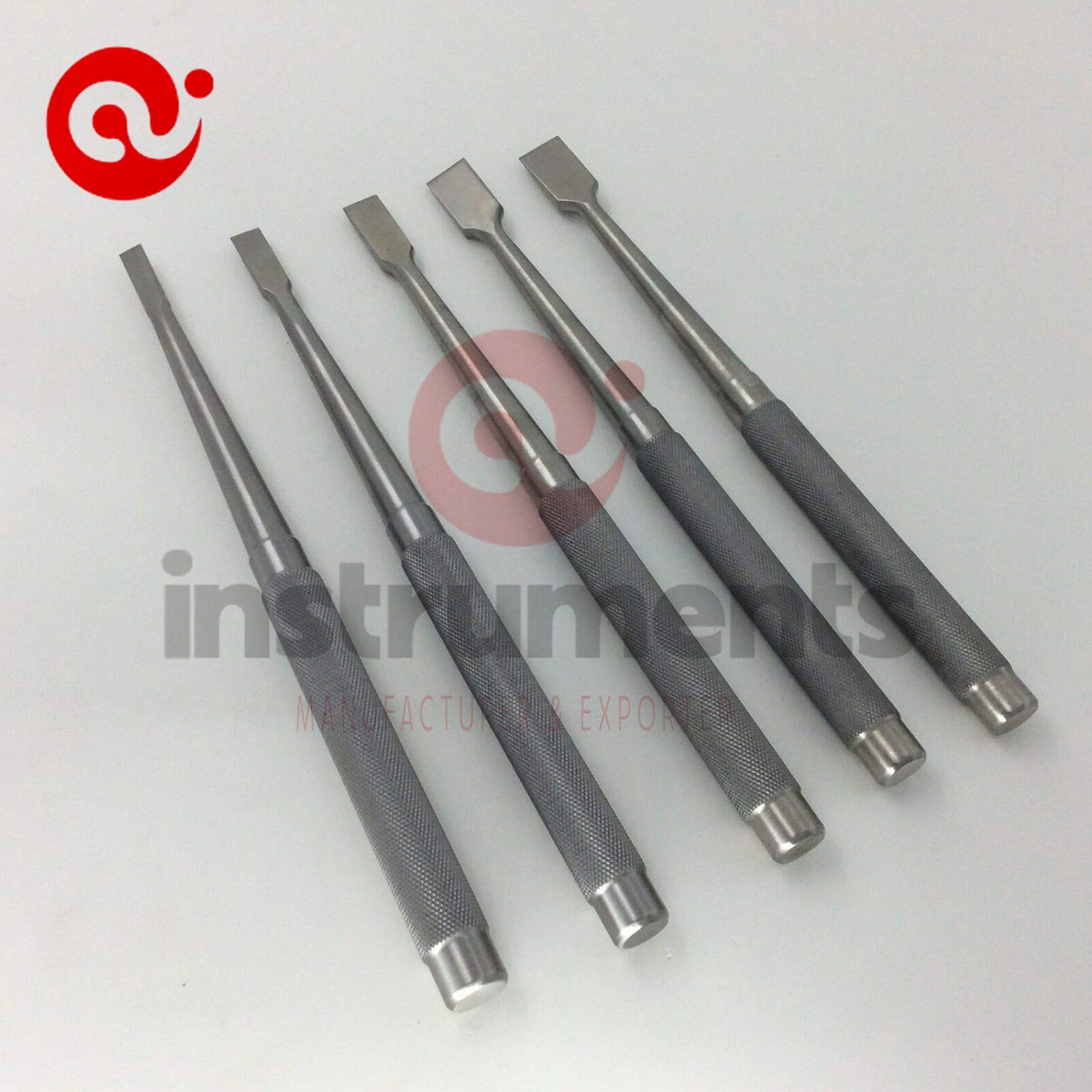 Bone Osteotomes 6mm 8mm 10mm 12mm 15mm 5 pcs Set orthopedics Instruments By Ai