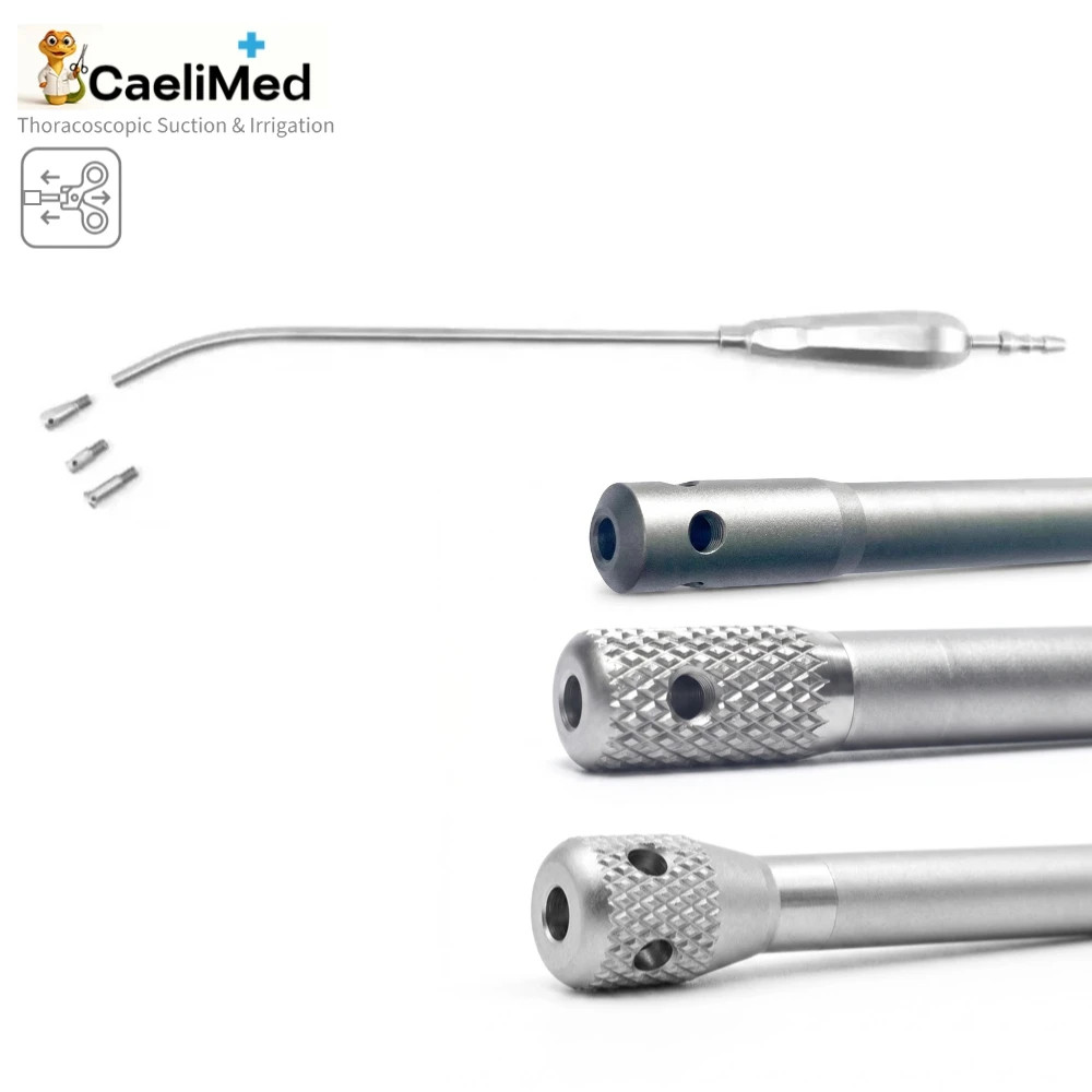 3 in 1 Detachable Suction & Irrigation Tube | Φ5×330mmReusable VATS Thoracic