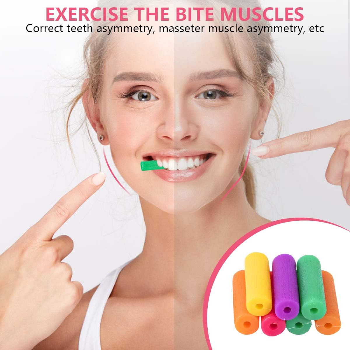 KISEER 48 Pcs Colorful Orthodontic Aligner Chewies for Aligner Chompers Aligner