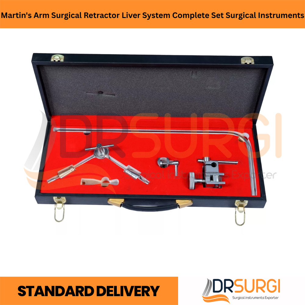 Martin’s Arm Surgical Retractor Liver System Complete Set Surgical Instruments