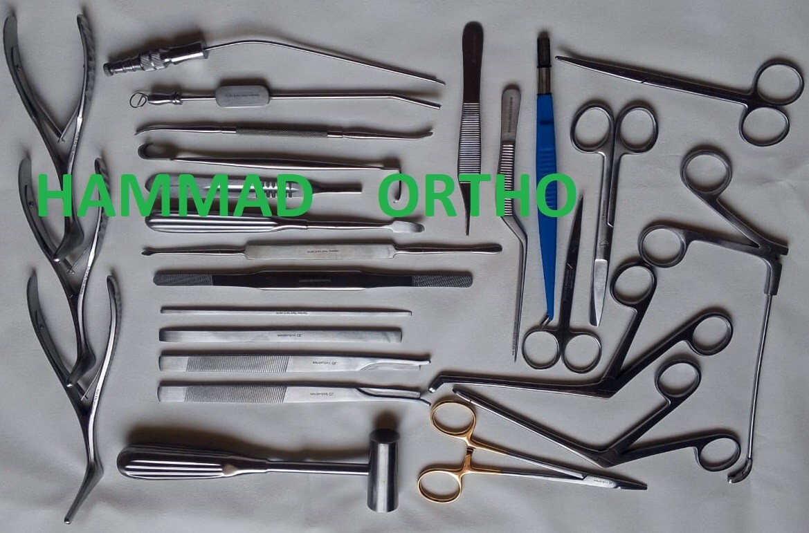 German Steel Septoplasty Septum instruments Set of 26 Pcs Nasal Surgery Tools CE