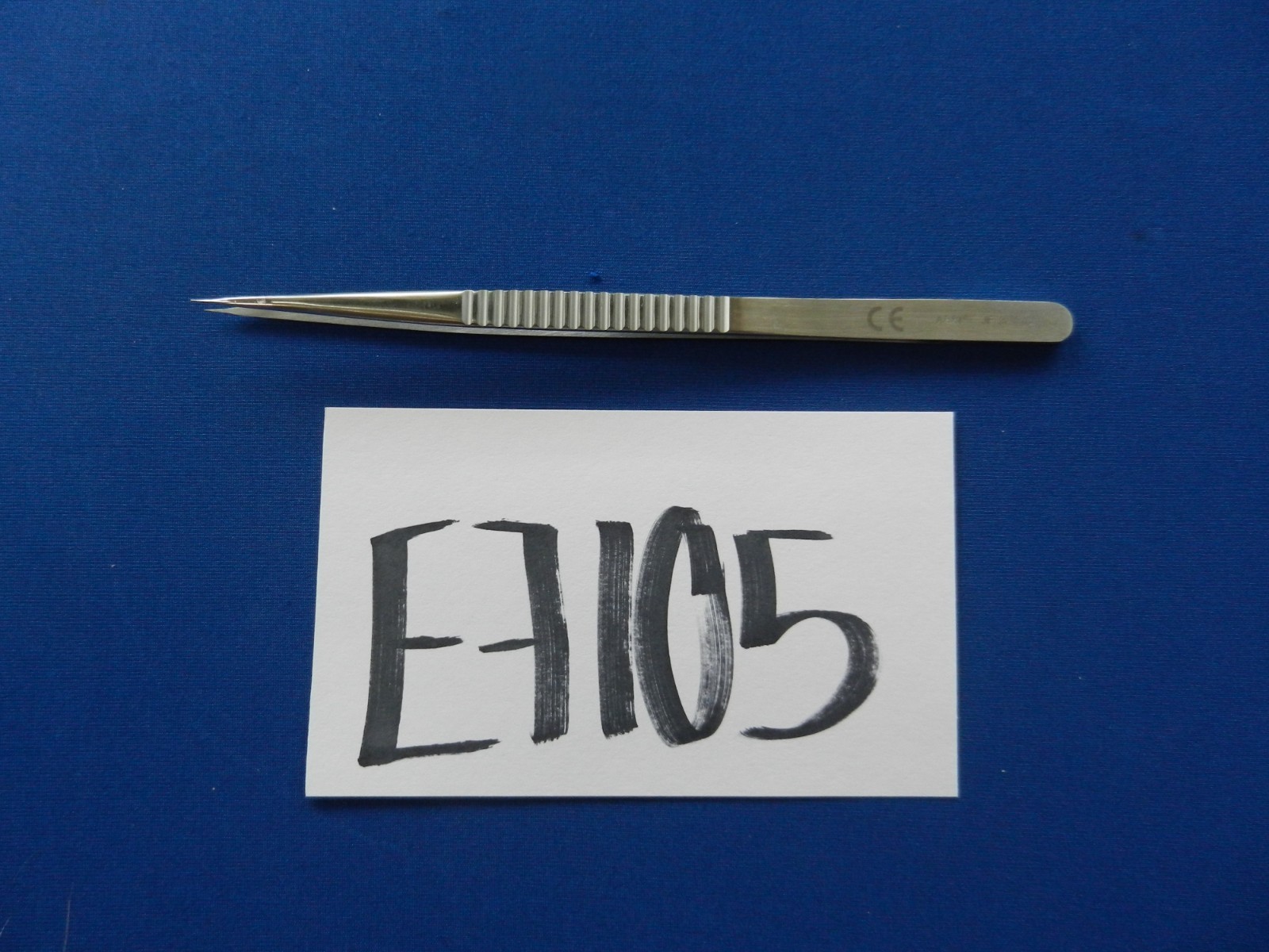 E7105 ASSI JF-3-18dz Straight 0.2mm dia. Ophthalmic Forceps 18cm Overall Length