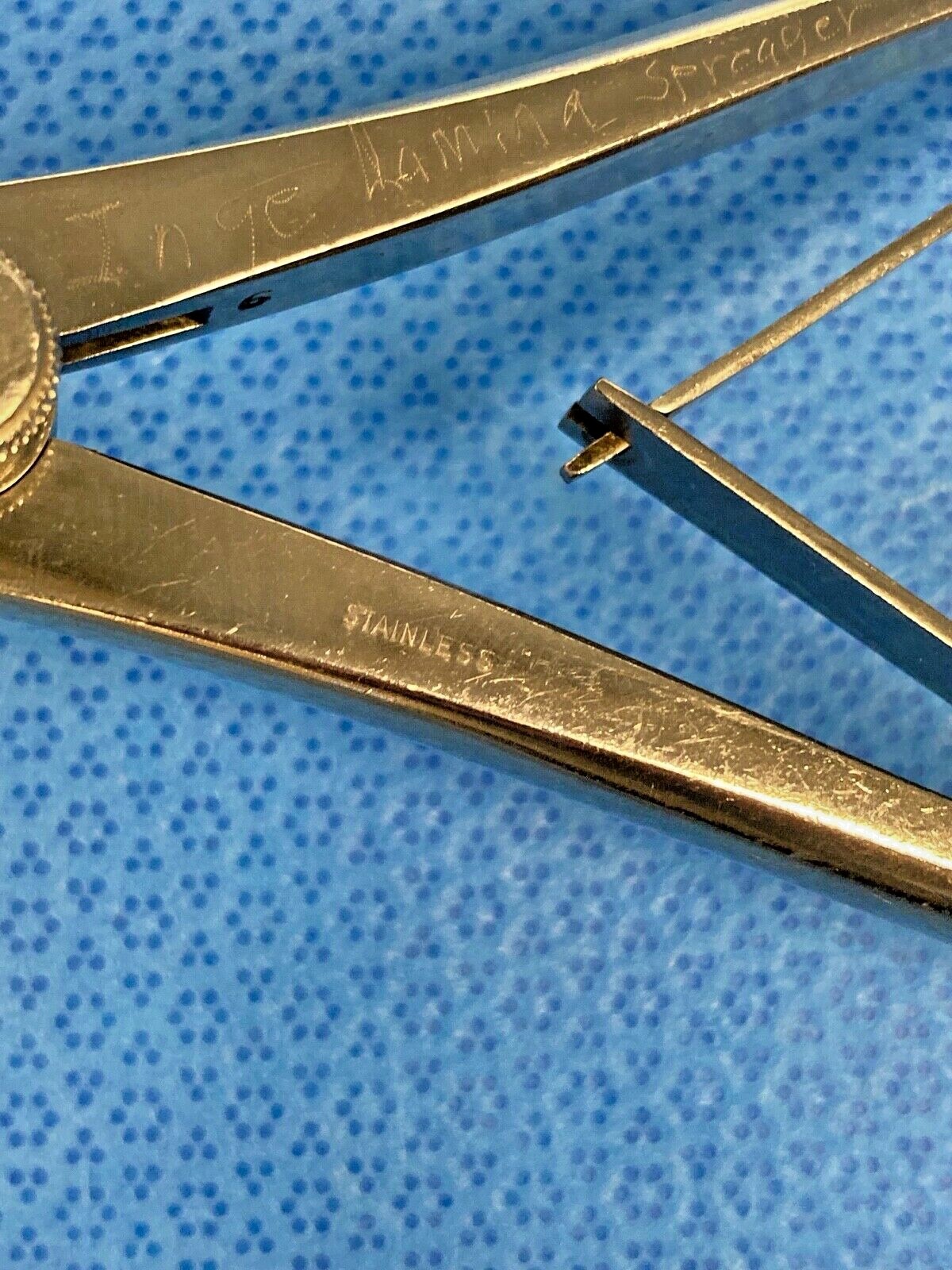 Germany Stainless 9.5″ Sharp Tooth Inge Lamina Spreader Orthopedic Neurology