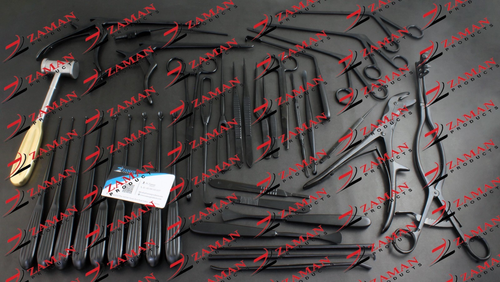 Laminectomy 37 PCs Set Black Coated Surgical Orthopedic Surgical Instruments ZP
