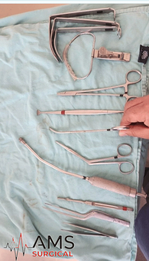 Tonsillectomy Surgical Mix Instruments ENT Set