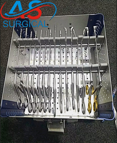 Arthroscopy Forceps Set of 15 Pcs With Sterilization Aluminum Box