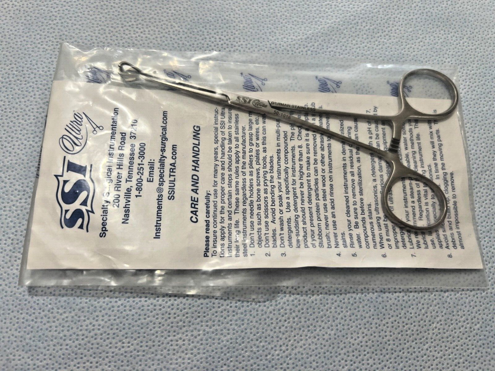 SSI Ultra 50-1016 Babcock Tissue Forcep 6-1/2″ Length