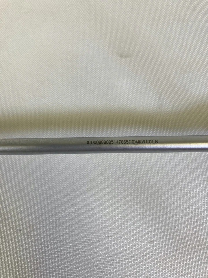 Globus Medical 625.408 7.5mm X 11.5mm x 19″ Bone Curette Up Angled Spine Ortho