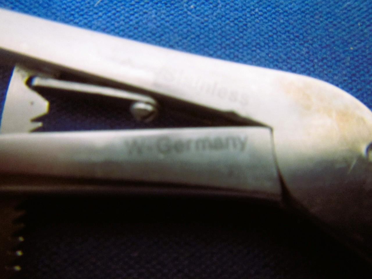 Richard Wolf 8403.096 Alligator Grasping Forceps 5mm x12mm Locking Ratchet 8″
