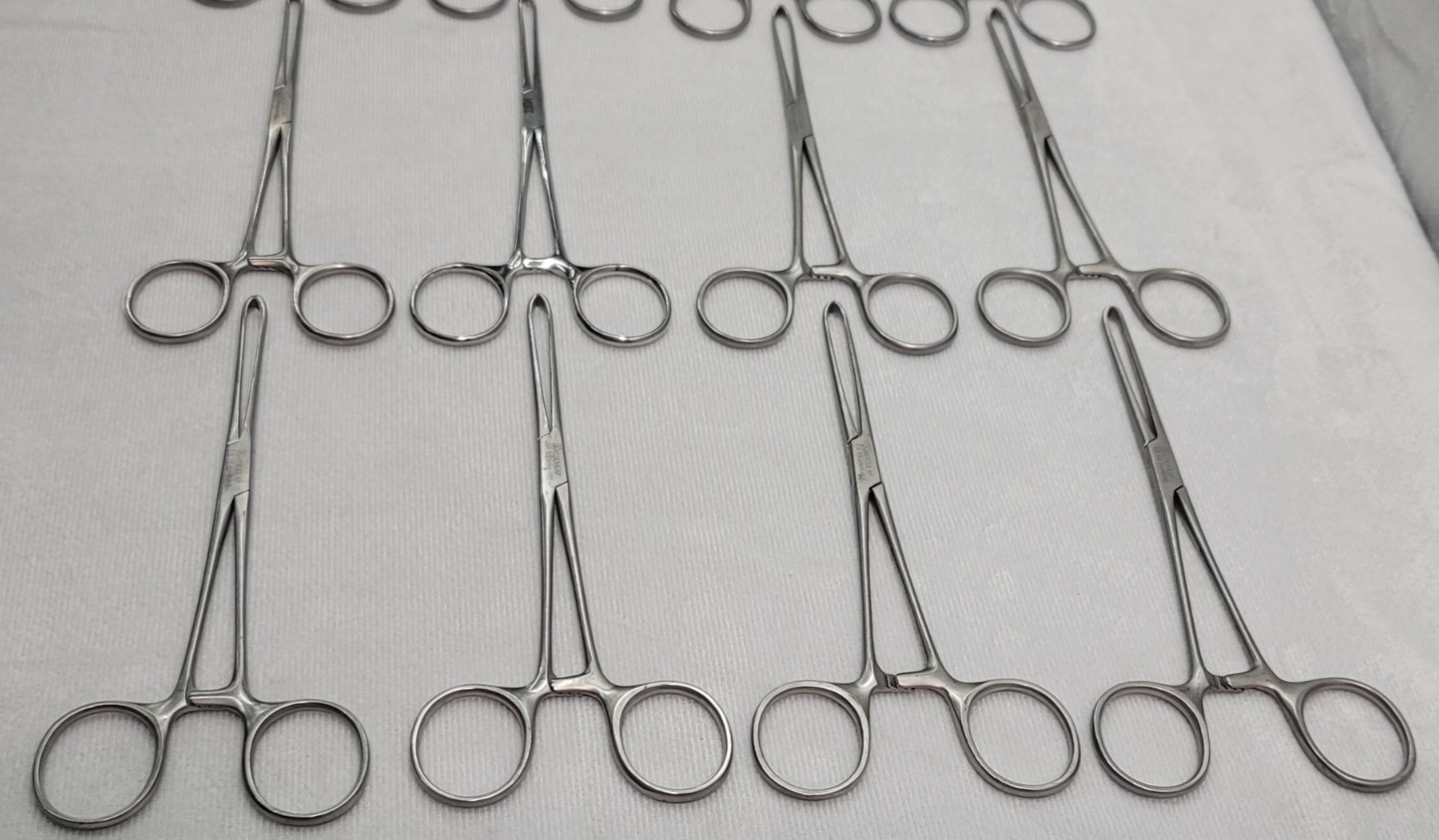 (12x) Aesculap Allis EA15 6-1/8″ Tissue Forceps