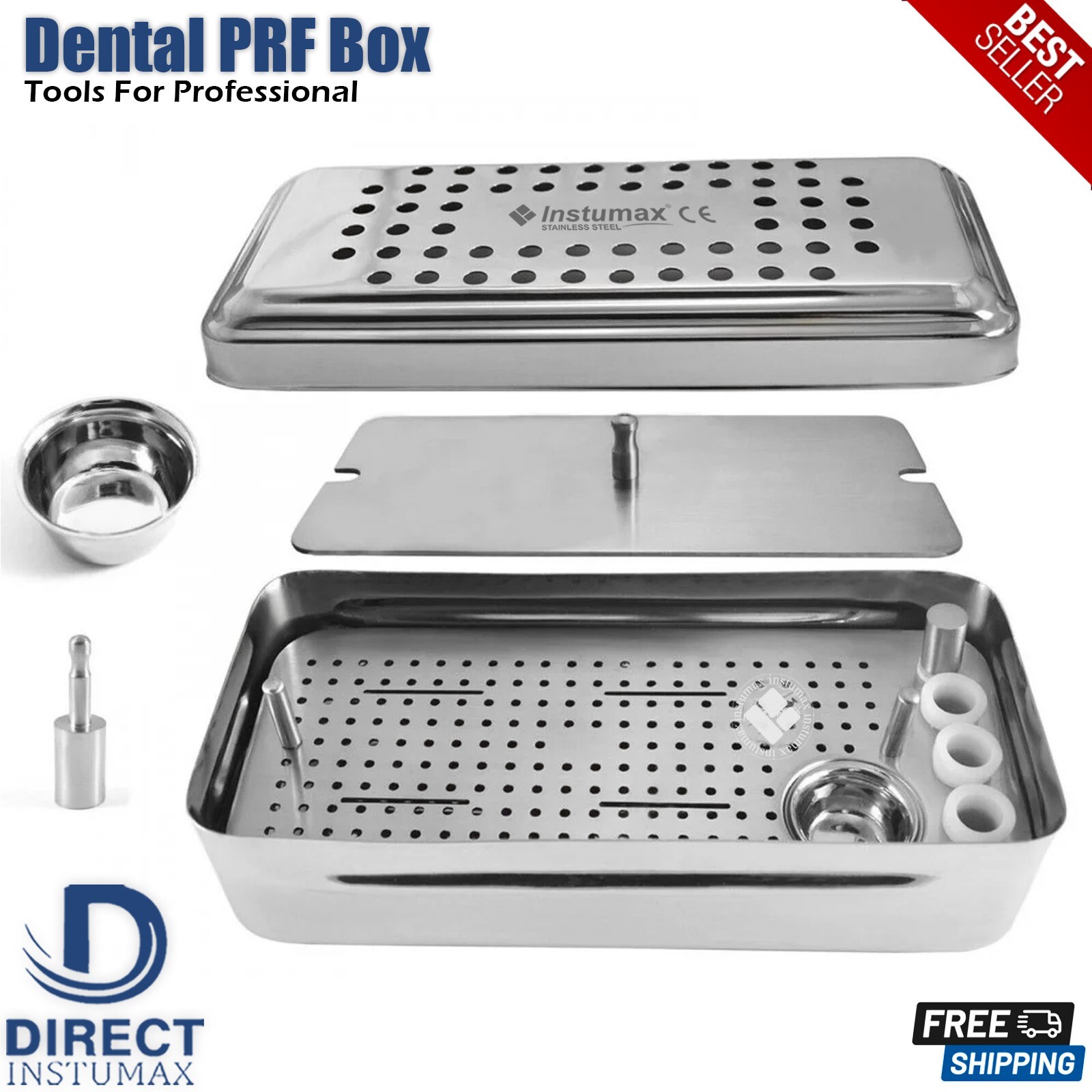 Operating Minor Surgical Instruments Kit Tray Medical Scissors PRF & GRF Box