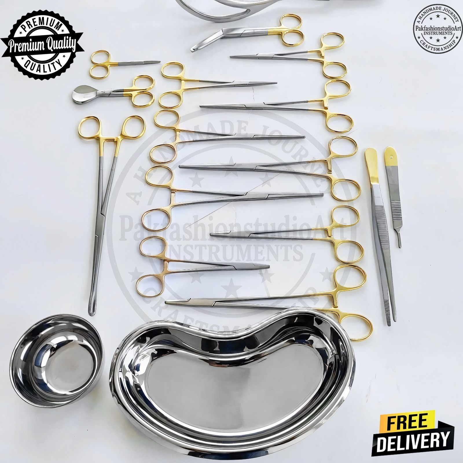 Delivery Set 16 Pcs GYN Surgical Instruments