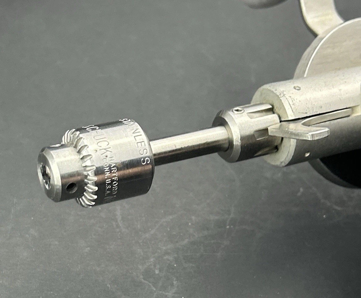 Hand Drill Orthopedic With Small Jacobs Chuck w Key ZIMMER 895