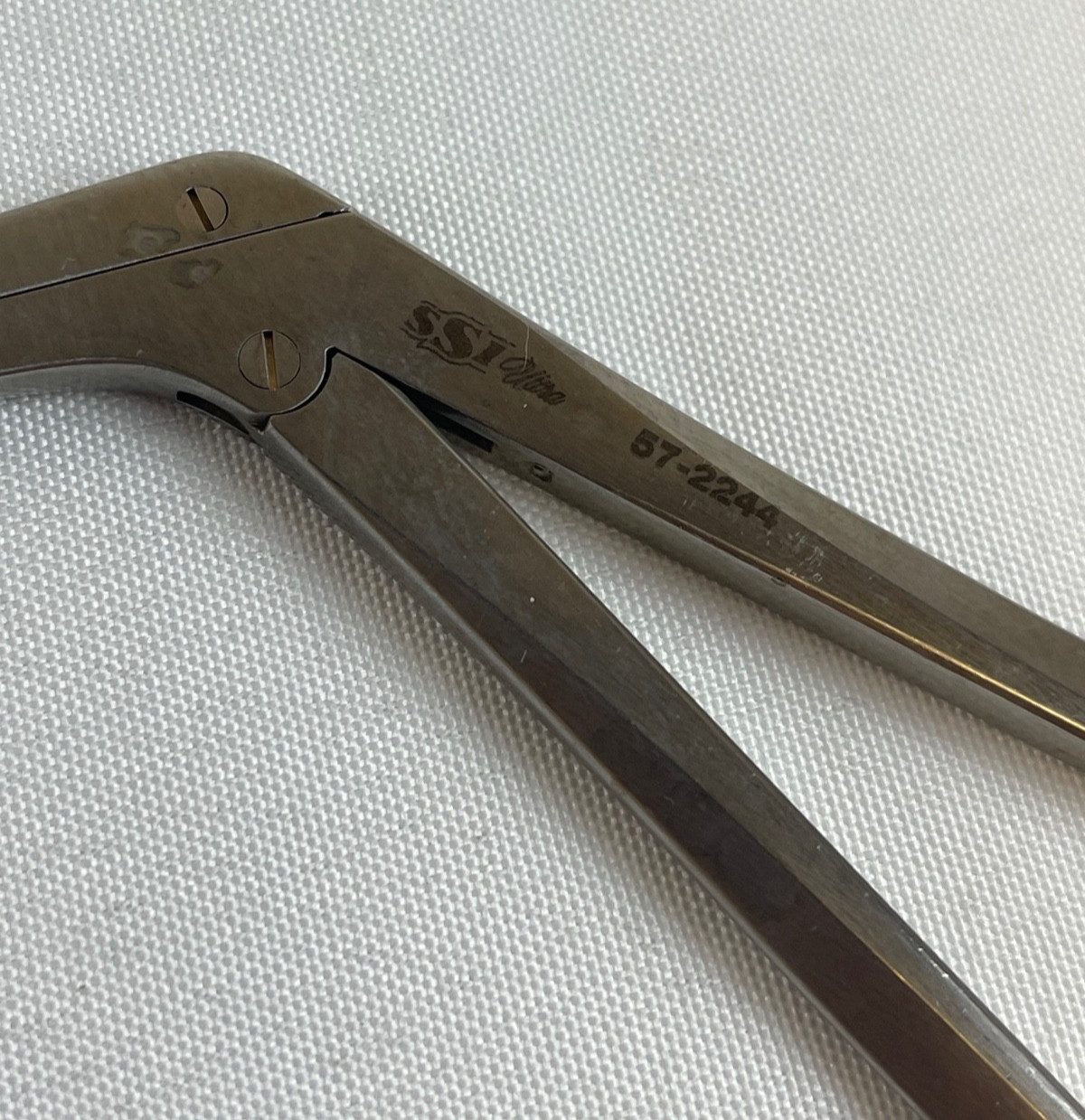 SSI Ultra 57-2244 4mm x 10mm Up x 6″ Spurling IVD Rongeur Neurology Orthopedics