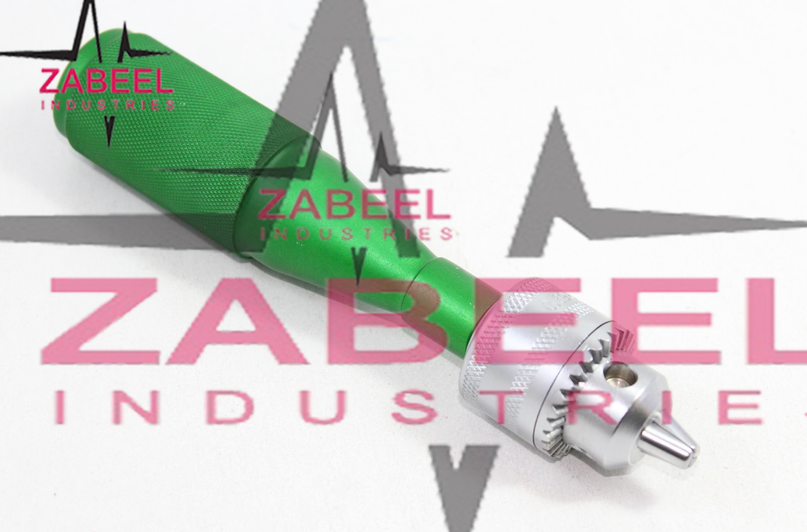 Hand Drill silver & Green 1 PCs 16 cm orthopedics Instruments Zabeel industries