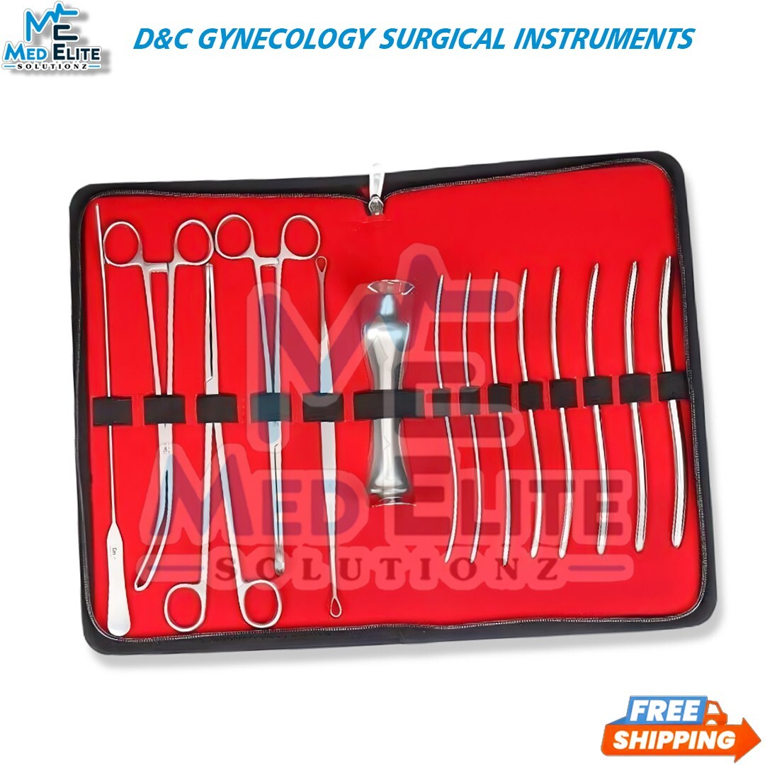 Premium D&C Gynecology Surgical Tool Instruments Set of 14-Piece