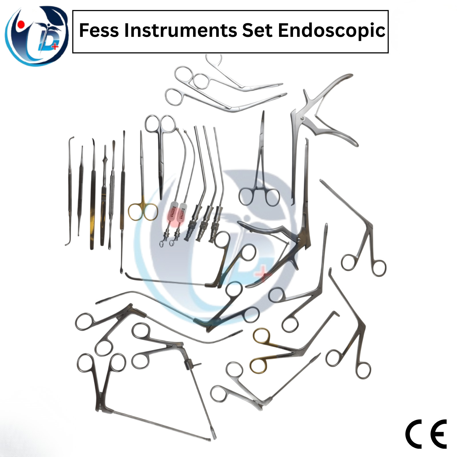 Fess Instruments Set Endoscopic Sinus Surgery Ent Instrument Set A+ German Steel