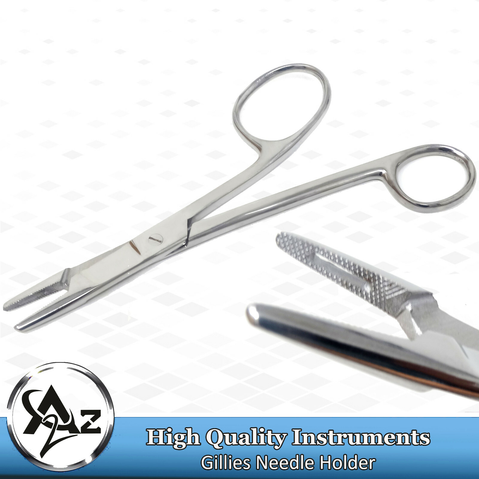Gillies Suture Needle Holder Surgical Dental Instrument 6.5″ Stainless Steel